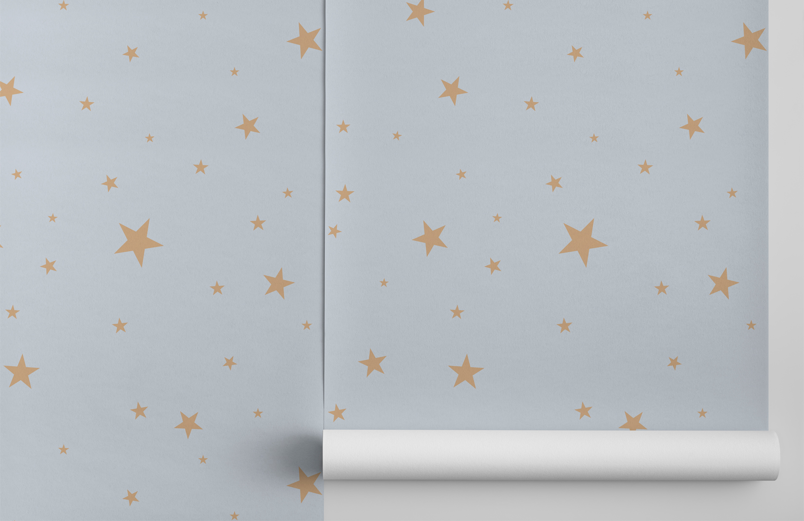 Blue & Gold Star Wallpaper Hovia UK